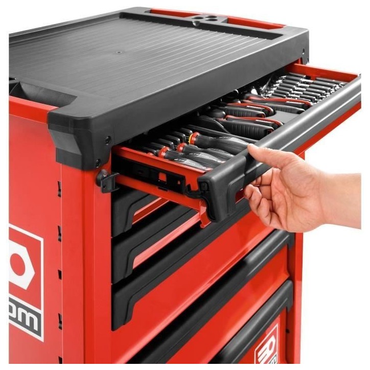 Servante ROLL - FACOM - ROLL.6M3APB - 6 tiroirs - 3 modules par tiroir - Rouge Servante ROLL - FACOM - ROLL.6M3APB - 6 tiroirs - 3 modules par tiroir - Rouge