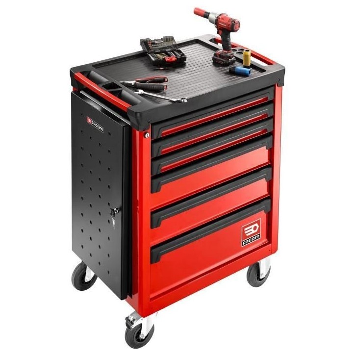 Servante ROLL - FACOM - ROLL.6M3APB - 6 tiroirs - 3 modules par tiroir - Rouge Servante ROLL - FACOM - ROLL.6M3APB - 6 tiroirs - 3 modules par tiroir - Rouge