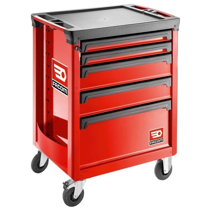 Servante ROLL - FACOM - ROLL.5M3APB - 5 tiroirs - 3 modules par tiroir - Rouge