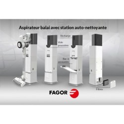 Aspirateur balai sans fil 2 en 1 - FAGOR - FG6415 - 300W - Avec base a