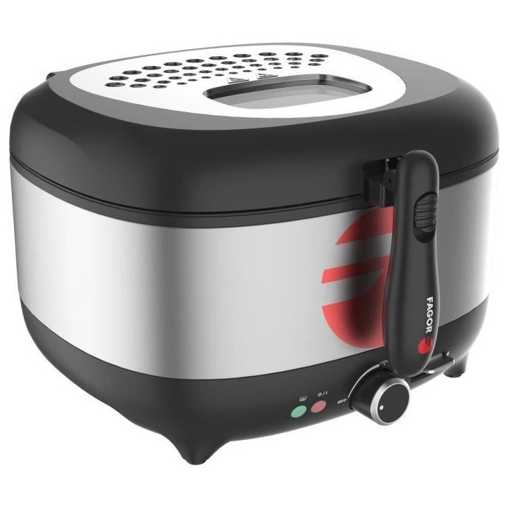 Friteuse électrique FAGOR - FG2310 - Capacité 3,5L - Jusqu'a 190°C - Filtre anti odeurs - 1800W Friteuse électrique FAGOR - FG2310 - Capacité 3,5L - Jusqu'a 190°C - Filtre anti odeurs - 1800W