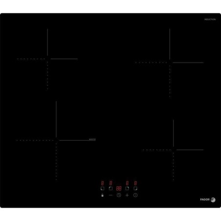 Table de cuisson - FAGOR - FTI468 - 59 cm - 4 foyers induction - Verre