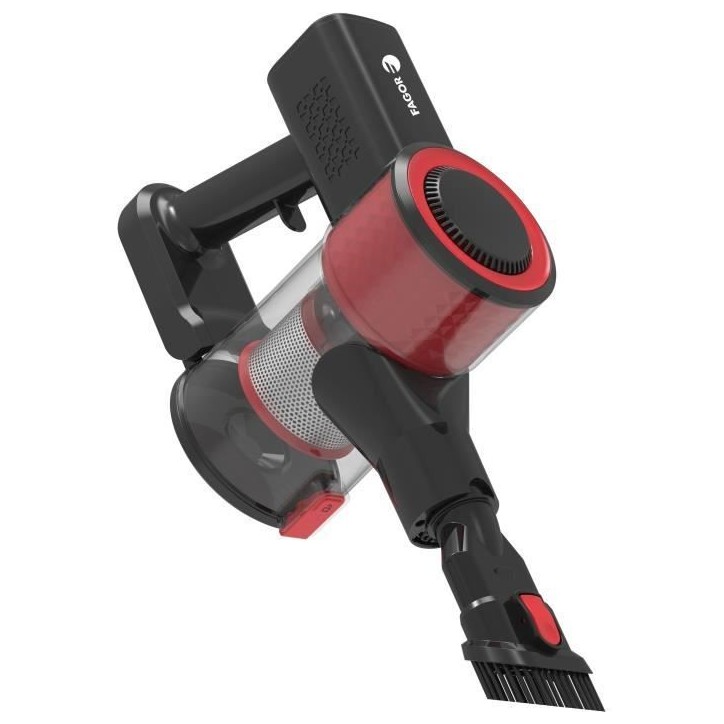 FAGOR FG21R - Aspirateur Balai sans fil Flex 2-en-1 - 150 W - 0,6 L - Rouge FAGOR FG21R - Aspirateur Balai sans fil Flex 2-en-1 - 150 W - 0,6 L - Rouge