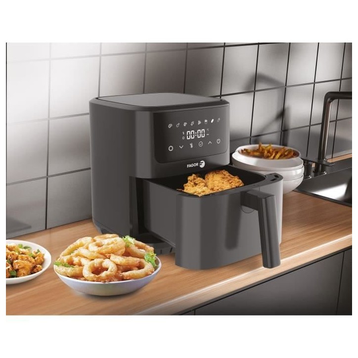Friteuse sans huile - FAGOR - Airfryer FGR65 - Capacité 6,5L - 8 programmes de cuisson - 1600W