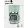 Cafetiere filtre - FAGOR - FG1560 - 1,5L - 12 tasses - Maintien au cha
