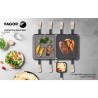 Appareil a raclette FAGOR - FGRG8 - Pierre de cuisson - Jusqu'a 8 pers