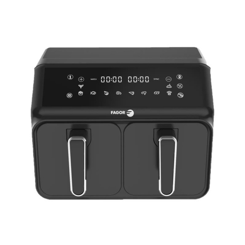 Friteuse sans huile FAGOR - Airfryer FG2X4L - Capacité 8L - Double cu Friteuse sans huile FAGOR - Airfryer FG2X4L - Capacité 8L - Double cu