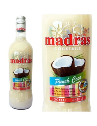 Punch Coco Madras - Guadeloupe - 18%vol - 70cl