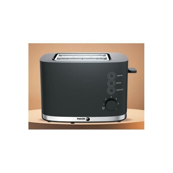 Grill Pain - FAGOR - FG250 - 4 fonctions : Bagel, Réchauffage, Annulation, Décongélation Grill Pain - FAGOR - FG250 - 4 fonctions : Bagel, Réchauffage, Annulation, Décongélation