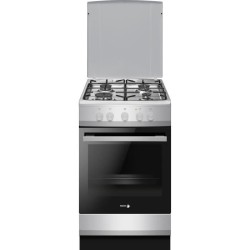 Cuisiniere a gaz - FAGOR-FACG202S - 4 foyers - 74 L - 50 x 60 cm - Sil