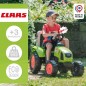 Tracteur a pédales Claas - FALK - Volant directionnel et Remorque - 100% Fabriqué en France - 60% de plastique recyclé - Des Tracteur a pédales Claas - FALK - Volant directionnel et Remorque - 100% Fabriqué en France - 60% de plastique recyclé - Des