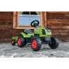 Tracteur a pédales - FALK - Claas avec remorque - Des 2 ans -100% Fab