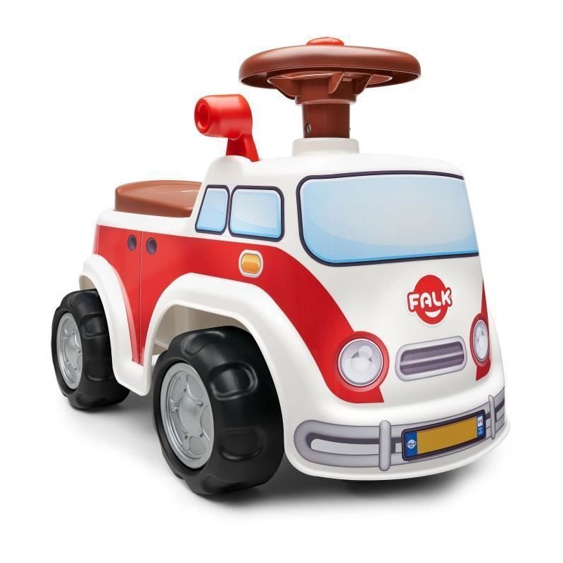 Porteur - FALK - Minivan Vintage - Assise ouvrante - Des 12 mois - 100