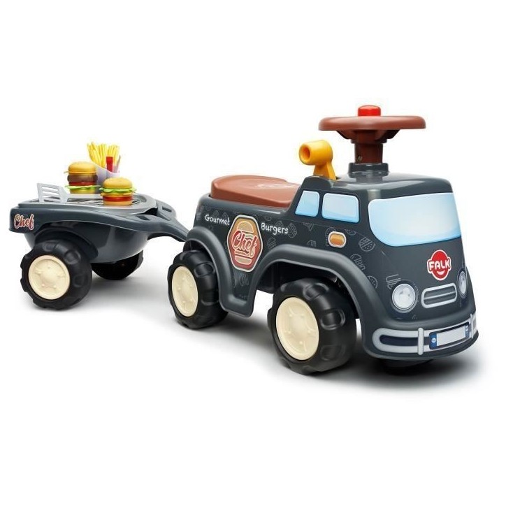 Porteur - FALK - Food Truck - Volant directionnel - Remorque - Des 12 Mois - 100% Fabriqué en France Porteur - FALK - Food Truck - Volant directionnel - Remorque - Des 12 Mois - 100% Fabriqué en France