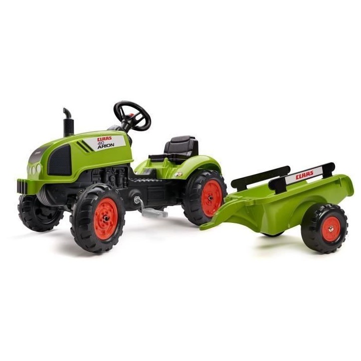 Tracteur avec remorque et capot ouvrant - FALK - Class - Des 2 ans - 100% Fabriqué en France - 75% de plastique recyclé Tracteur avec remorque et capot ouvrant - FALK - Class - Des 2 ans - 100% Fabriqué en France - 75% de plastique recyclé