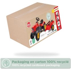 Tracteur a pédales Supercharger - FALK - Volant directionnel et remor