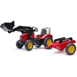 Tractopelle a pédales - FALK - Supercharger - Des 3 ans - 100% Fabriq