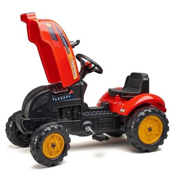Tracteur - FALK - X-Tractor - Des 2 ans - 100% Fabriqué en France - 50% de plastique recyclé - Capot ouvrant, cheminée et rem Tracteur - FALK - X-Tractor - Des 2 ans - 100% Fabriqué en France - 50% de plastique recyclé - Capot ouvrant, cheminée et rem
