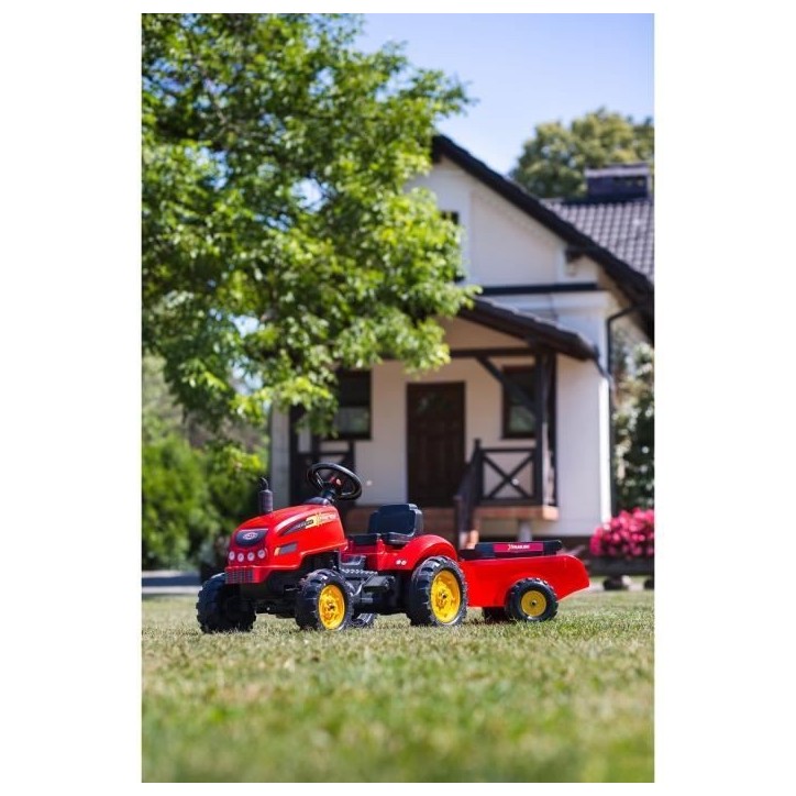 Tracteur - FALK - X-Tractor - Des 2 ans - 100% Fabriqué en France - 50% de plastique recyclé - Capot ouvrant, cheminée et rem Tracteur - FALK - X-Tractor - Des 2 ans - 100% Fabriqué en France - 50% de plastique recyclé - Capot ouvrant, cheminée et rem