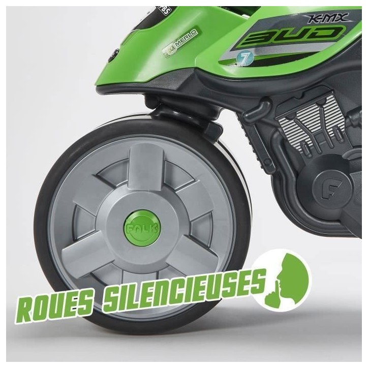 Porteur Moto - FALK - Bud Racing - Des 12 mois - 100% Fabriqué en France - 40% de plastique recyclé Porteur Moto - FALK - Bud Racing - Des 12 mois - 100% Fabriqué en France - 40% de plastique recyclé