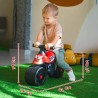 Porteur Baby Moto Falk Racing Team - Draisienne - Larges roues - Rouge