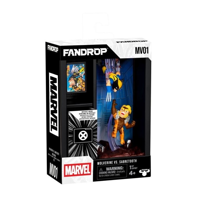 Figurine - FANDROP x STAR WARS - Wolverine vs Dents-de-Sabre - Vitrine Figurine - FANDROP x STAR WARS - Wolverine vs Dents-de-Sabre - Vitrine
