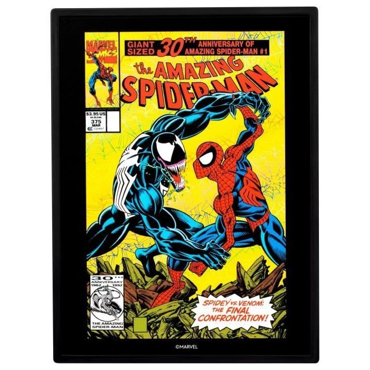 Figurine - FANDROP x STAR WARS - Spider-Man vs Venom - Vitrine avec scene culte + mini affiche - 18 cm Figurine - FANDROP x STAR WARS - Spider-Man vs Venom - Vitrine avec scene culte + mini affiche - 18 cm