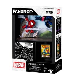 Figurine - FANDROP x STAR WARS - Spider-Man vs Venom - Vitrine avec sc