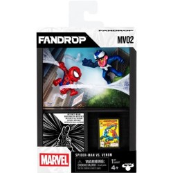 Figurine - FANDROP x STAR WARS - Spider-Man vs Venom - Vitrine avec sc