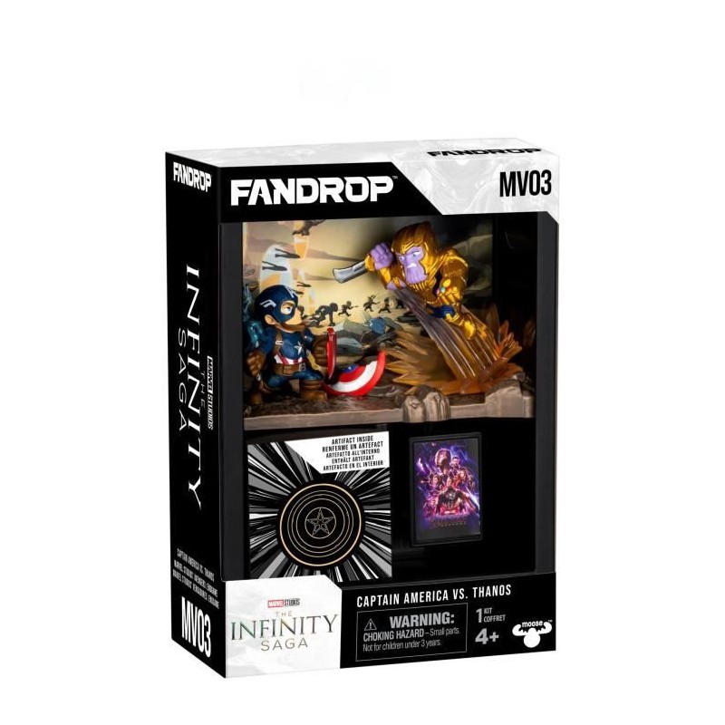 Figurine - FANDROP x STAR WARS - Captain America vs Thanos - Vitrine a Figurine - FANDROP x STAR WARS - Captain America vs Thanos - Vitrine a