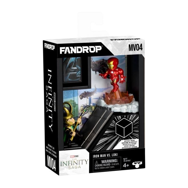 Figurine - FANDROP x STAR WARS - Iron Man vs Loki - Vitrine avec scene Figurine - FANDROP x STAR WARS - Iron Man vs Loki - Vitrine avec scene