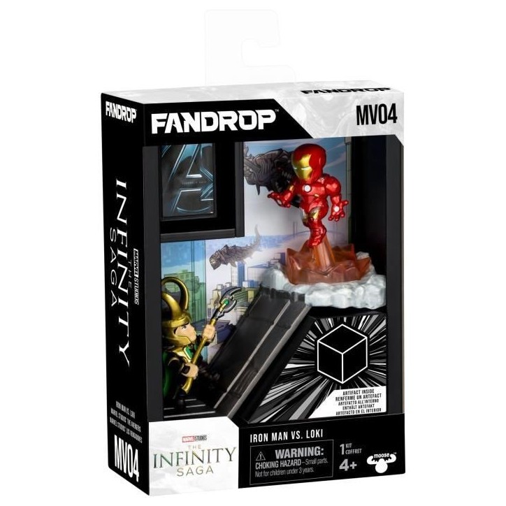 Figurine - FANDROP x STAR WARS - Iron Man vs Loki - Vitrine avec scene culte + mini affiche - 18 cm Figurine - FANDROP x STAR WARS - Iron Man vs Loki - Vitrine avec scene culte + mini affiche - 18 cm
