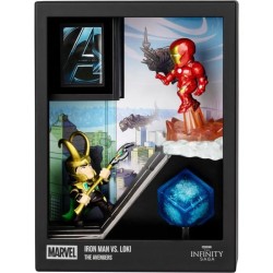 Figurine - FANDROP x STAR WARS - Iron Man vs Loki - Vitrine avec scene