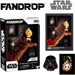 Figurine - FANDROP x STAR WARS - Obi-Wan vs Anakin - Vitrine avec scen