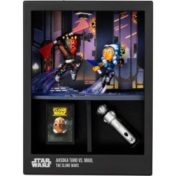 Figurine - FANDROP x STAR WARS - Darth Maul vs Ahsoka - Vitrine avec s