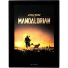Figurine - FANDROP x STAR WARS - Mandalorian & Grogu - Vitrine avec sc