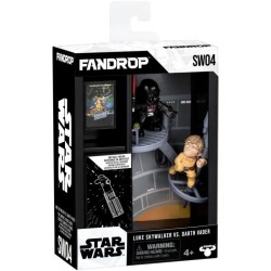 Figurine - FANDROP x STAR WARS - Luke vs Dark Vador - Vitrine avec sce