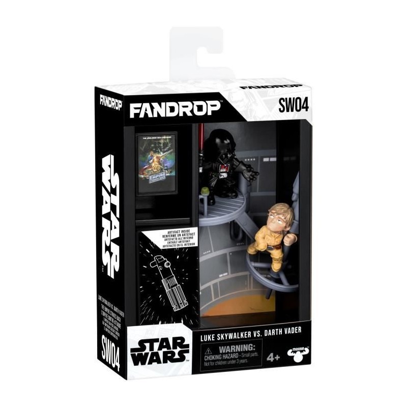 Figurine - FANDROP x STAR WARS - Luke vs Dark Vador - Vitrine avec sce Figurine - FANDROP x STAR WARS - Luke vs Dark Vador - Vitrine avec sce