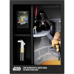 Figurine - FANDROP x STAR WARS - Luke vs Dark Vador - Vitrine avec sce