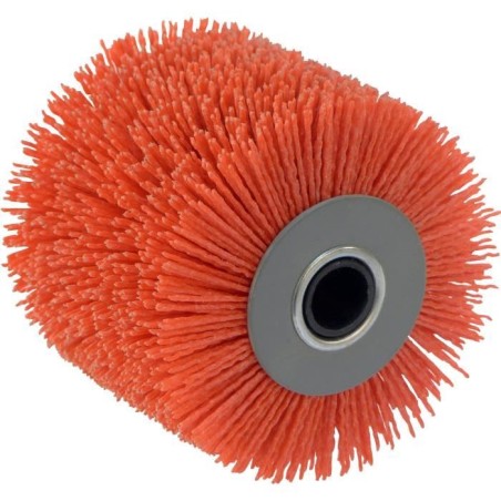 Brosse nylon fil abrasif rouge pour REX120C et REX200 - FARTOOLS - mé