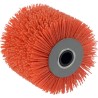 Brosse nylon fil abrasif rouge pour REX120C et REX200 - FARTOOLS - mé