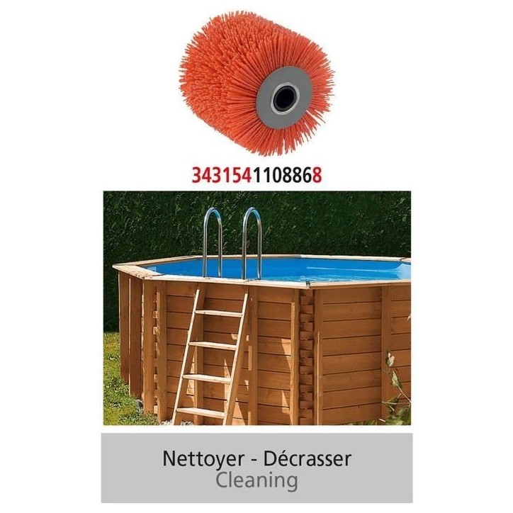 Brosse nylon fil abrasif rouge pour REX120C et REX200 - FARTOOLS - métal/plastic - garantie 2 ans Brosse nylon fil abrasif rouge pour REX120C et REX200 - FARTOOLS - métal/plastic - garantie 2 ans