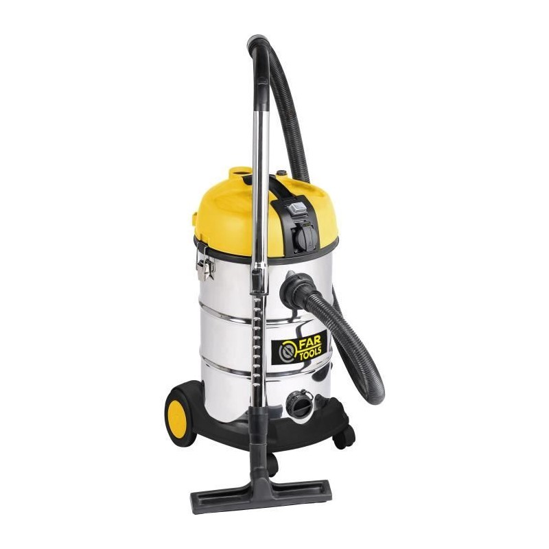 Aspirateur eau et poussiere FARTOOLS - NET-UP30-P - Cuve inox - 30L (a Aspirateur eau et poussiere FARTOOLS - NET-UP30-P - Cuve inox - 30L (a