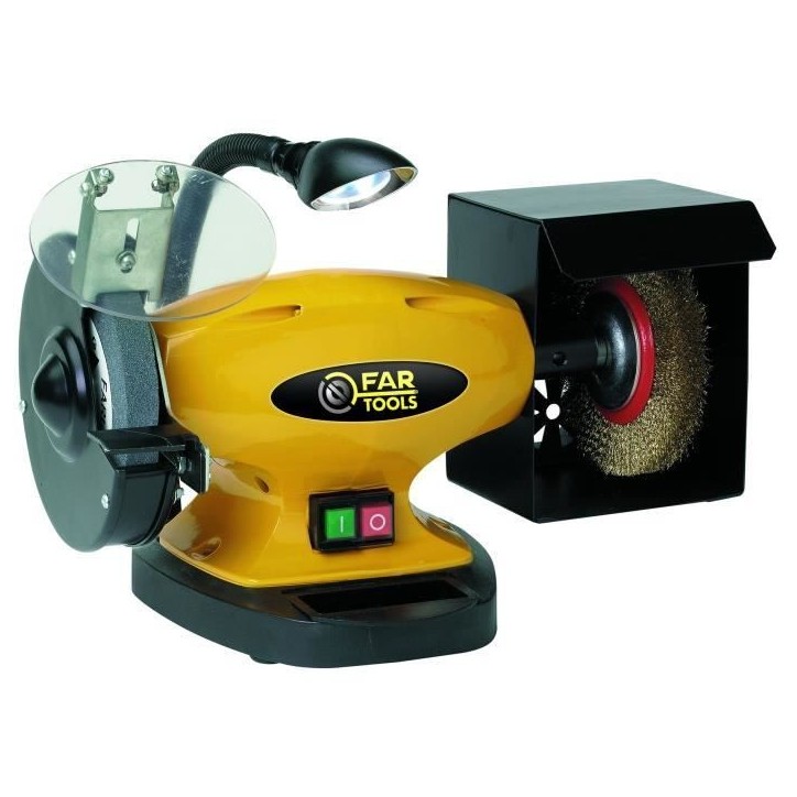 Touret a meuler électrique FARTOOLS PRO - BGB 150B, 450 W, D 150 mm et 200 mm - Spécial décapage Touret a meuler électrique FARTOOLS PRO - BGB 150B, 450 W, D 150 mm et 200 mm - Spécial décapage