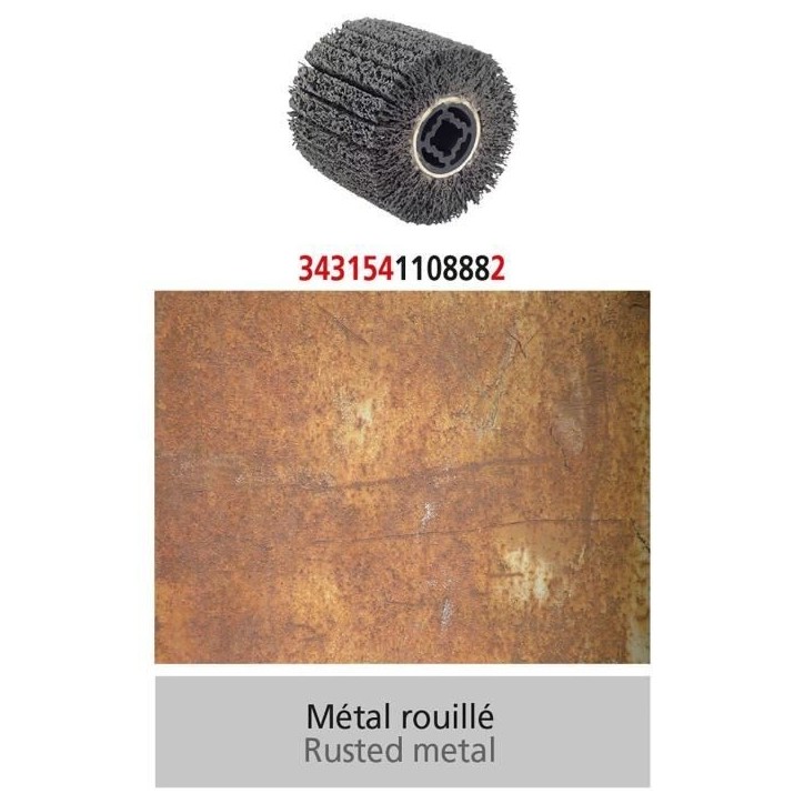 Brosse carbure de silicium - FARTOOLS - REX120C et REX200 - Métal/Plastic - Garantie 2 ans
