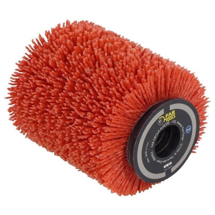 Brosse nylon abrasifs - FARTOOLS - Ø80mm L 100mm - Pour décrasser/dégriser/nettoyer