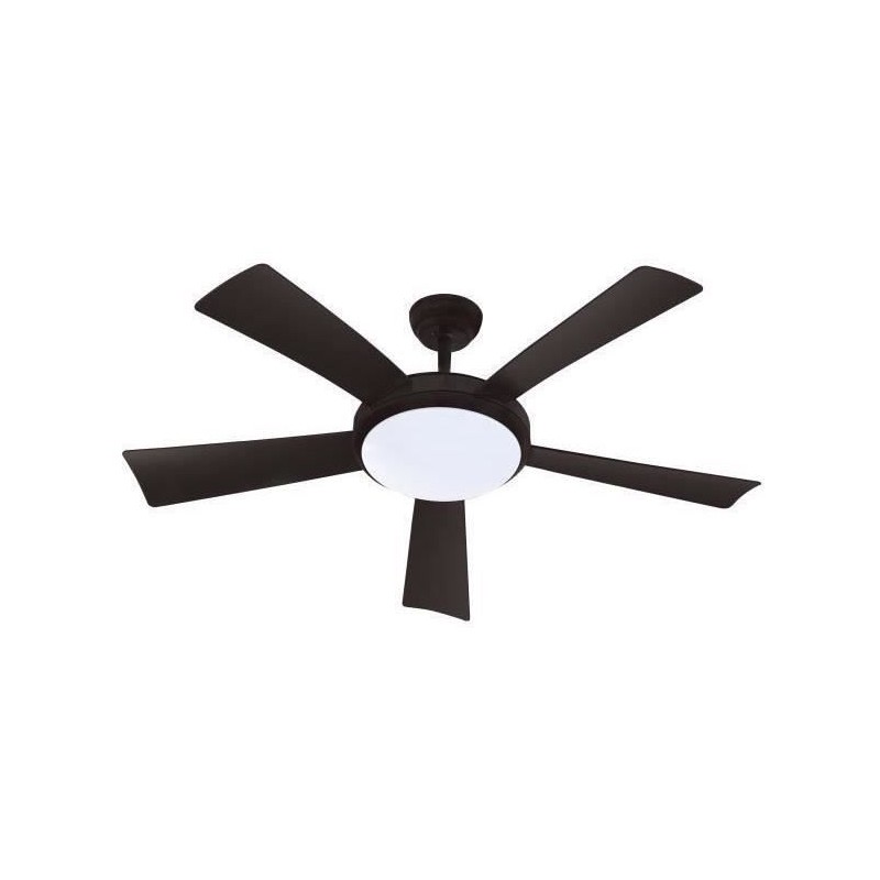 WALLIS Noir - Ventilateur de plafond Ø132cm 38W + éclairage LED WALLIS Noir - Ventilateur de plafond Ø132cm 38W + éclairage LED