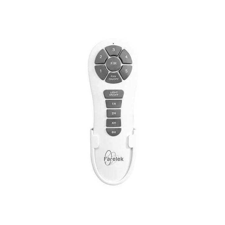 WALLIS Noir - Ventilateur de plafond Ø132cm 38W + éclairage LED