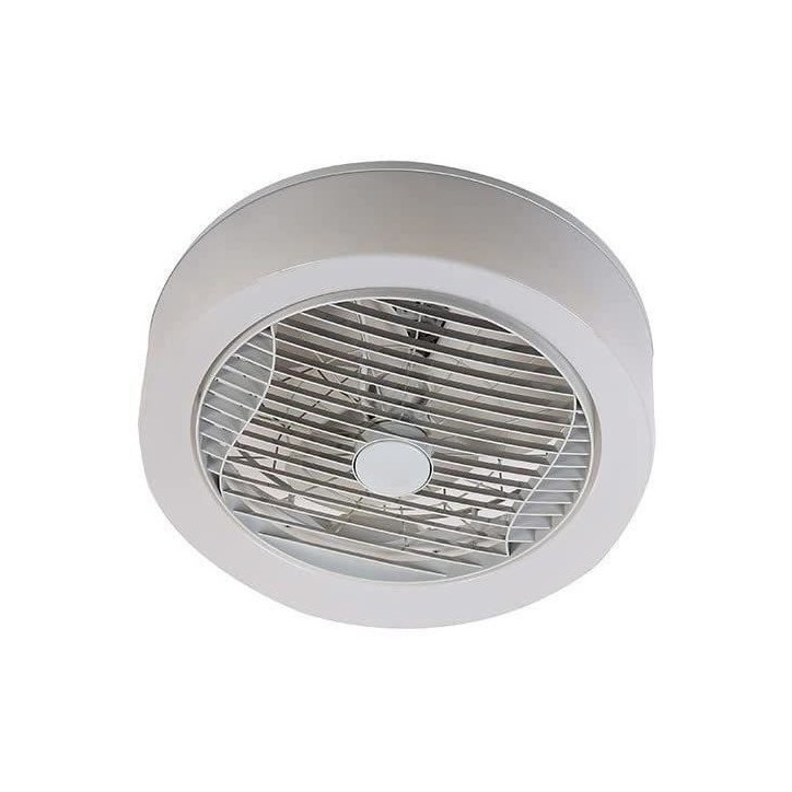 AIR-LIGHT CROWN - Ventilateur de plafond blanc Ø40cm 95W avec couronne d'éclairage LED AIR-LIGHT CROWN - Ventilateur de plafond blanc Ø40cm 95W avec couronne d'éclairage LED