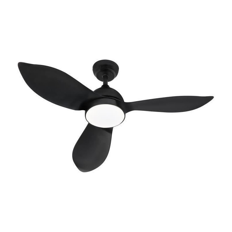 CORSICA Noir- Ventilateur de plafond Ø116cm 70W + éclairage LED CORSICA Noir- Ventilateur de plafond Ø116cm 70W + éclairage LED